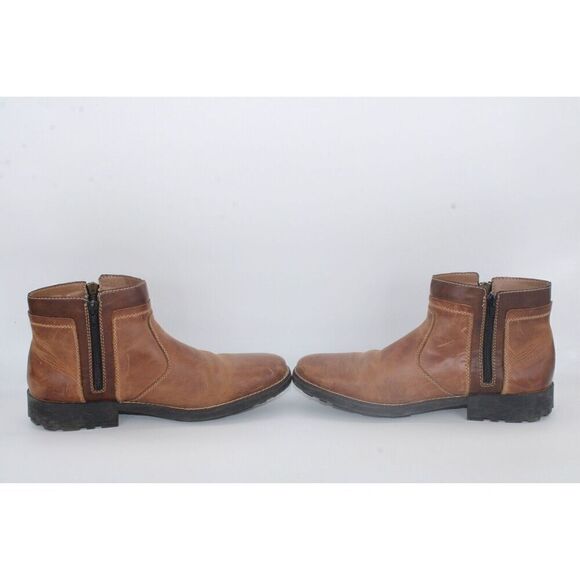 RIEKER Men's Sz 9.5US/43EU "Ron 83" Winter Boot Brown Double Zip - Picture 7 of 11